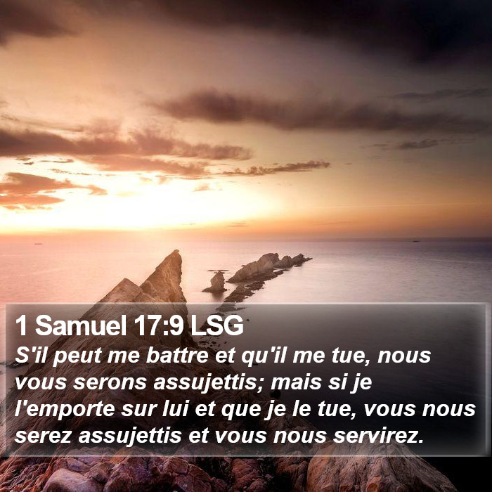 1 Samuel 17:9 LSG Bible Study