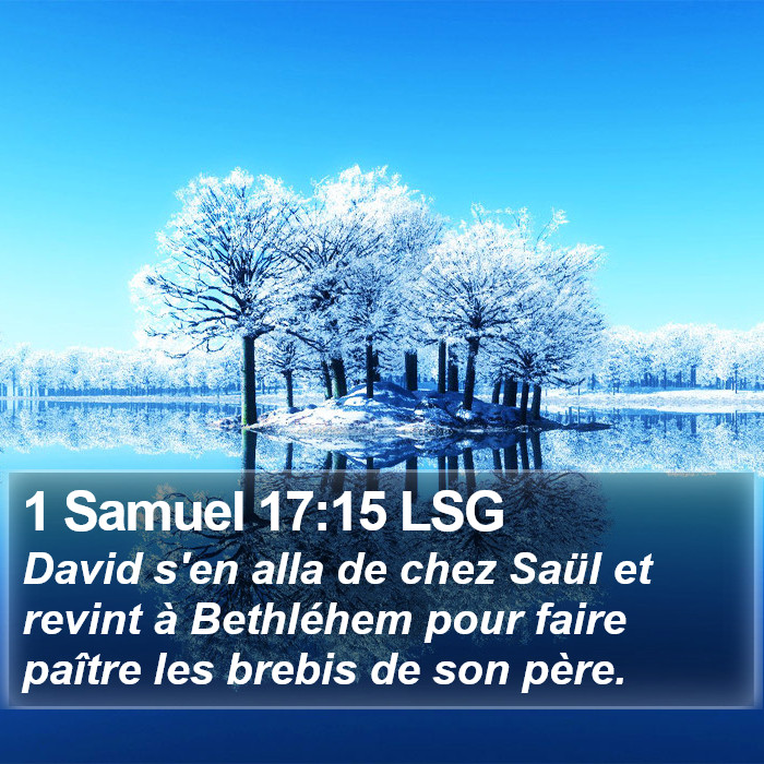 1 Samuel 17:15 LSG Bible Study