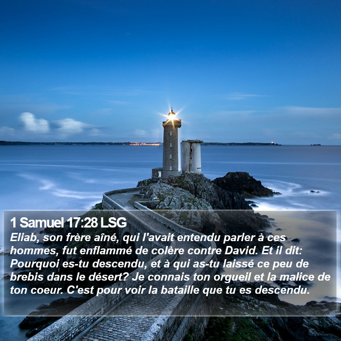 1 Samuel 17:28 LSG Bible Study