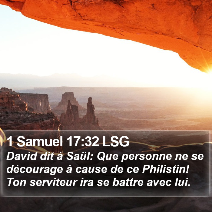 1 Samuel 17:32 LSG Bible Study