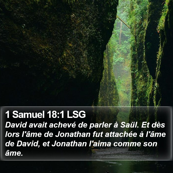 1 Samuel 18:1 LSG Bible Study