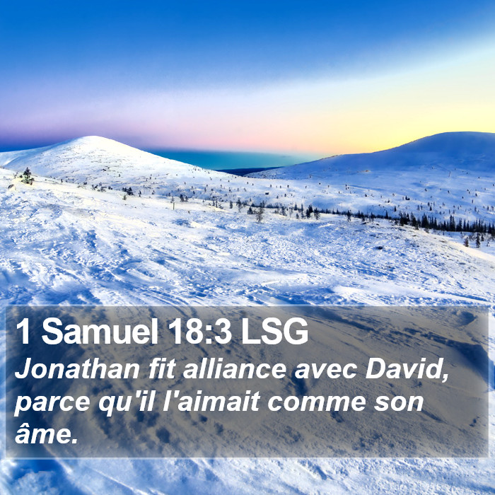 1 Samuel 18:3 LSG Bible Study
