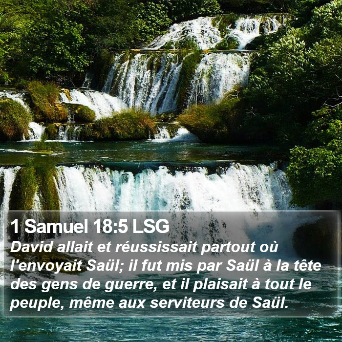 1 Samuel 18:5 LSG Bible Study