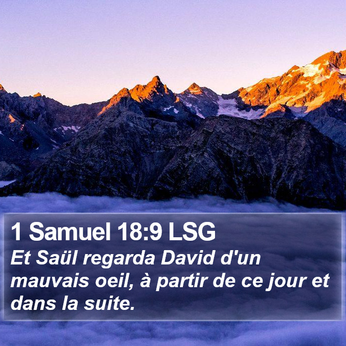 1 Samuel 18:9 LSG Bible Study