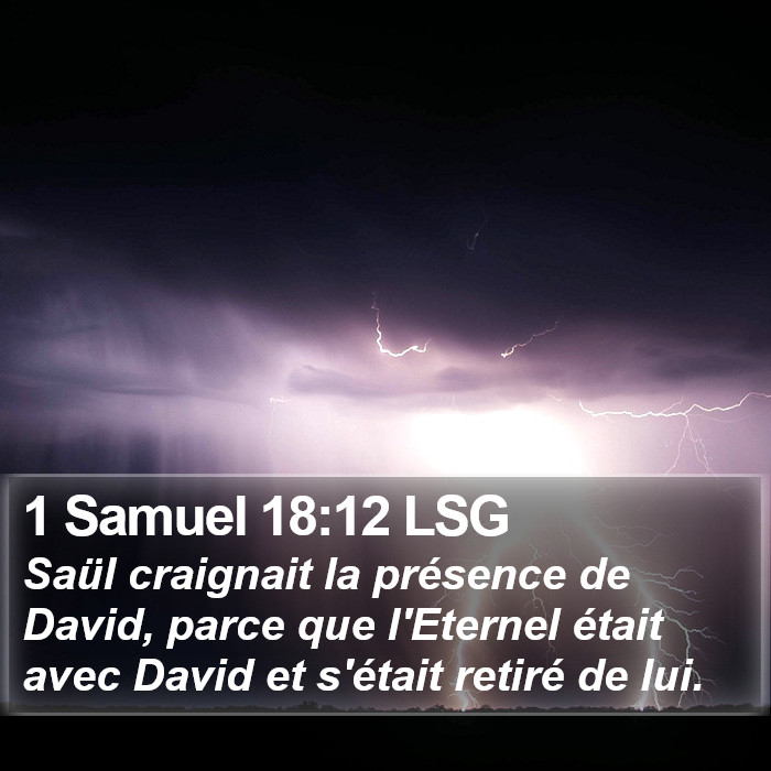 1 Samuel 18:12 LSG Bible Study