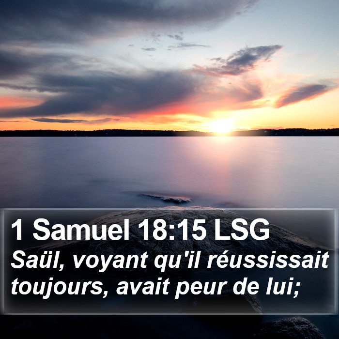 1 Samuel 18:15 LSG Bible Study