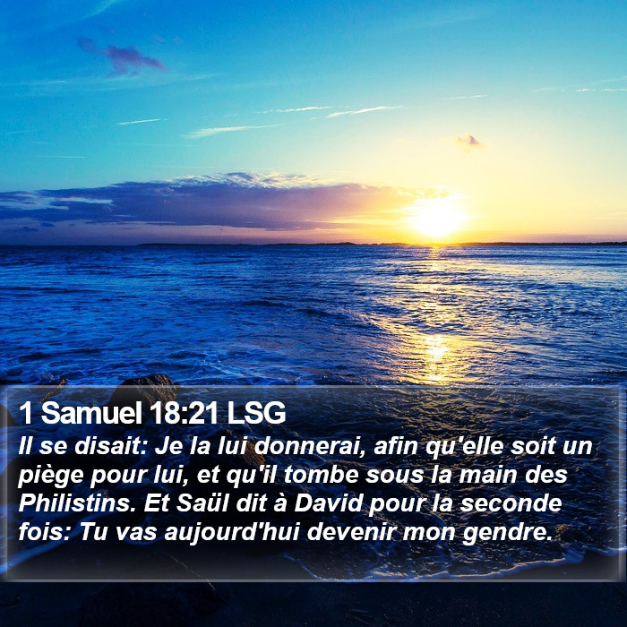 1 Samuel 18:21 LSG Bible Study
