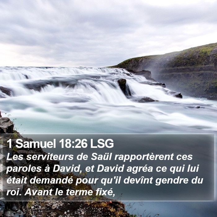 1 Samuel 18:26 LSG Bible Study