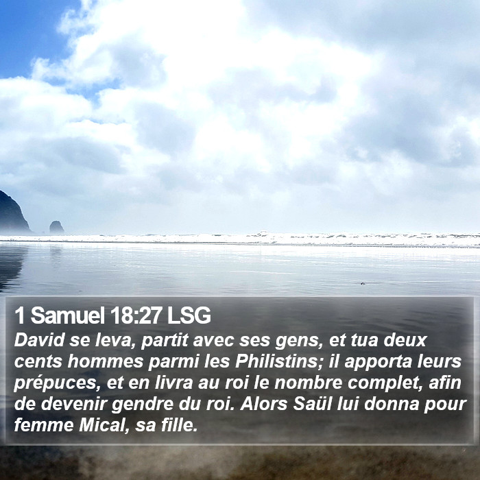 1 Samuel 18:27 LSG Bible Study