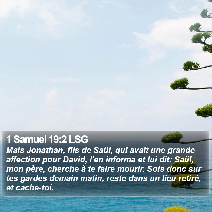 1 Samuel 19:2 LSG Bible Study