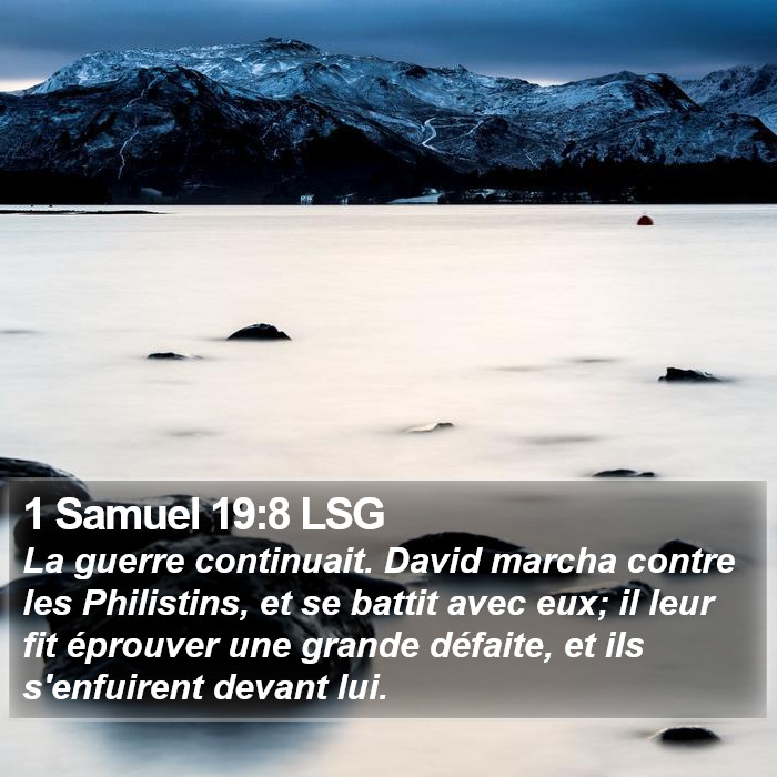 1 Samuel 19:8 LSG Bible Study