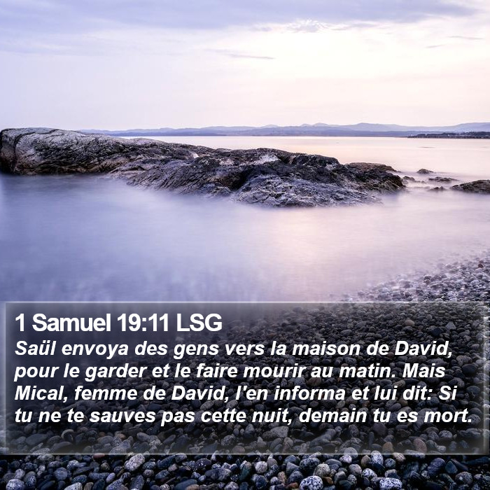1 Samuel 19:11 LSG Bible Study
