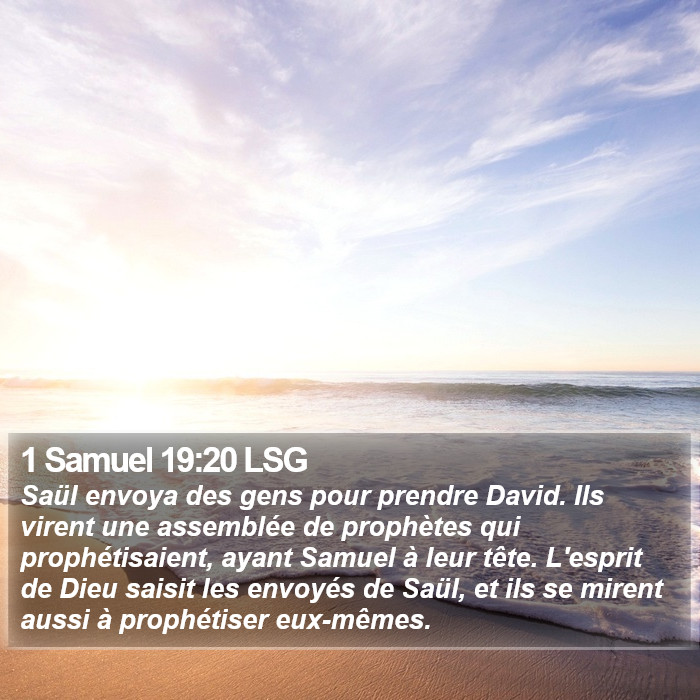 1 Samuel 19:20 LSG Bible Study