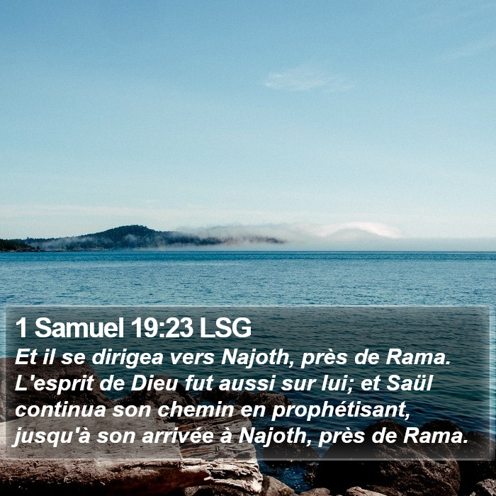 1 Samuel 19:23 LSG Bible Study