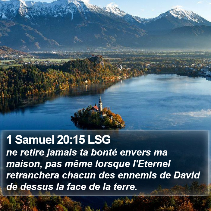 1 Samuel 20:15 LSG Bible Study