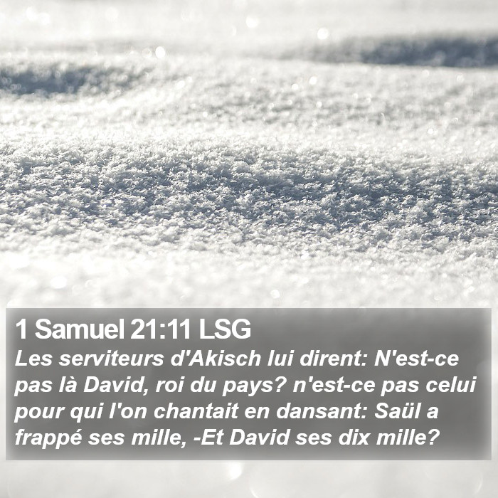 1 Samuel 21:11 LSG Bible Study