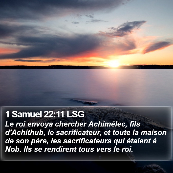 1 Samuel 22:11 LSG Bible Study