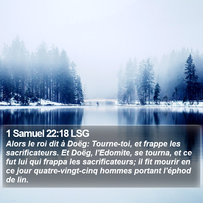 1 Samuel 22:18 LSG Bible Study