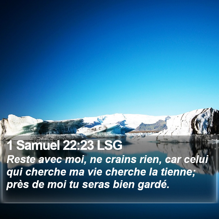 1 Samuel 22:23 LSG Bible Study