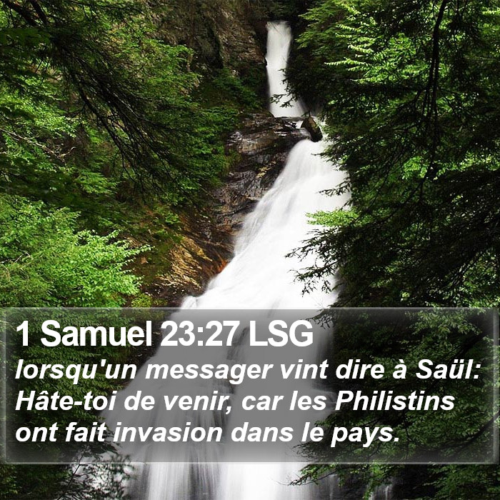 1 Samuel 23:27 LSG Bible Study