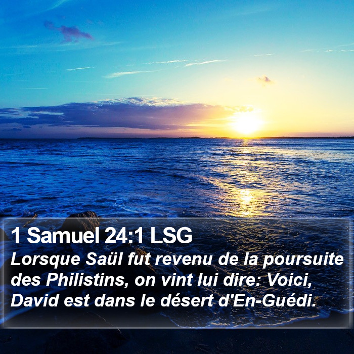1 Samuel 24:1 LSG Bible Study