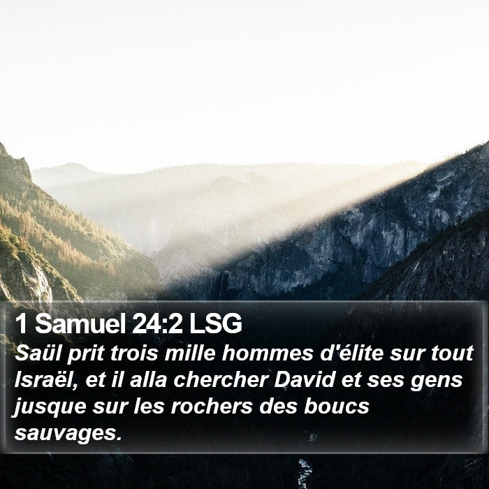 1 Samuel 24:2 LSG Bible Study