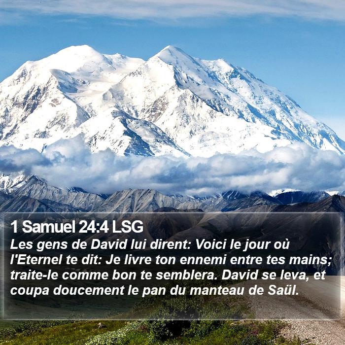 1 Samuel 24:4 LSG Bible Study