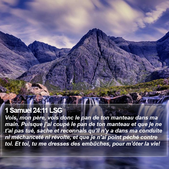 1 Samuel 24:11 LSG Bible Study