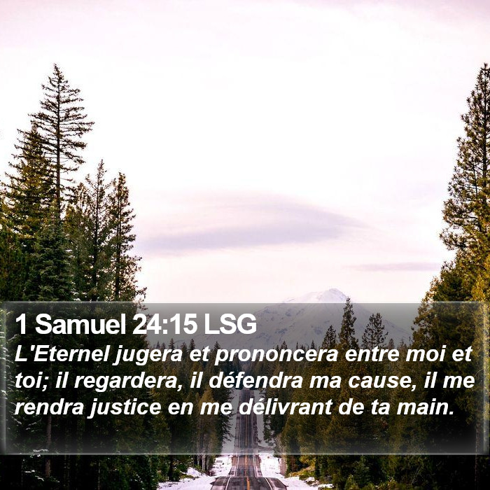 1 Samuel 24:15 LSG Bible Study