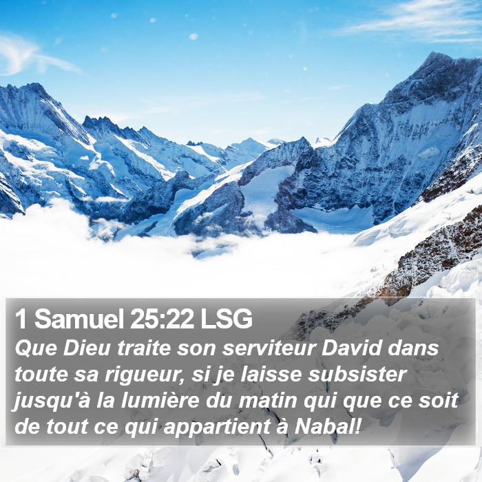 1 Samuel 25:22 LSG Bible Study