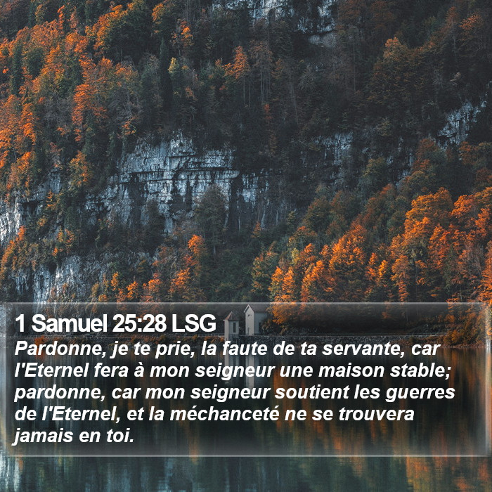 1 Samuel 25:28 LSG Bible Study