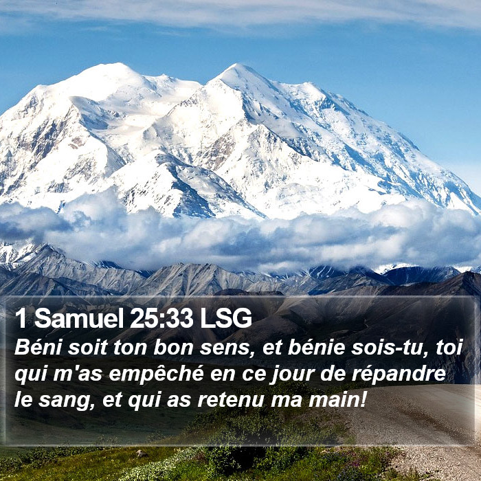 1 Samuel 25:33 LSG Bible Study