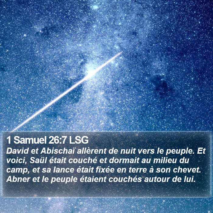 1 Samuel 26:7 LSG Bible Study