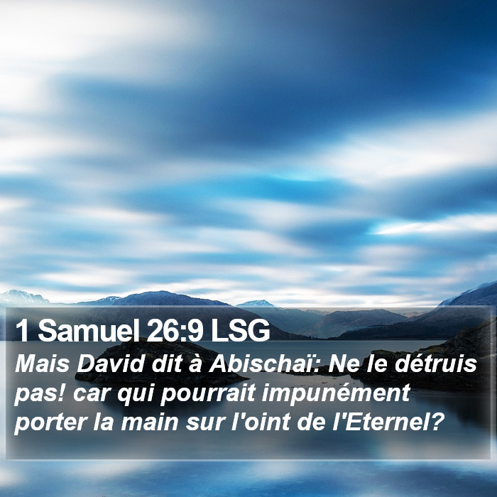 1 Samuel 26:9 LSG Bible Study