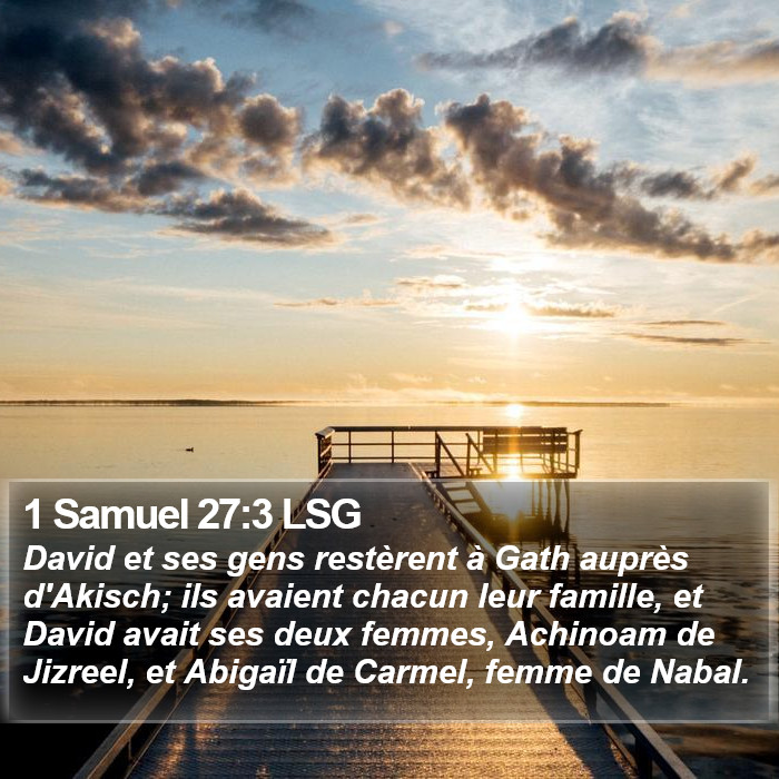 1 Samuel 27:3 LSG Bible Study