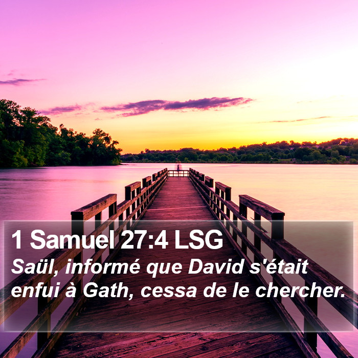 1 Samuel 27:4 LSG Bible Study