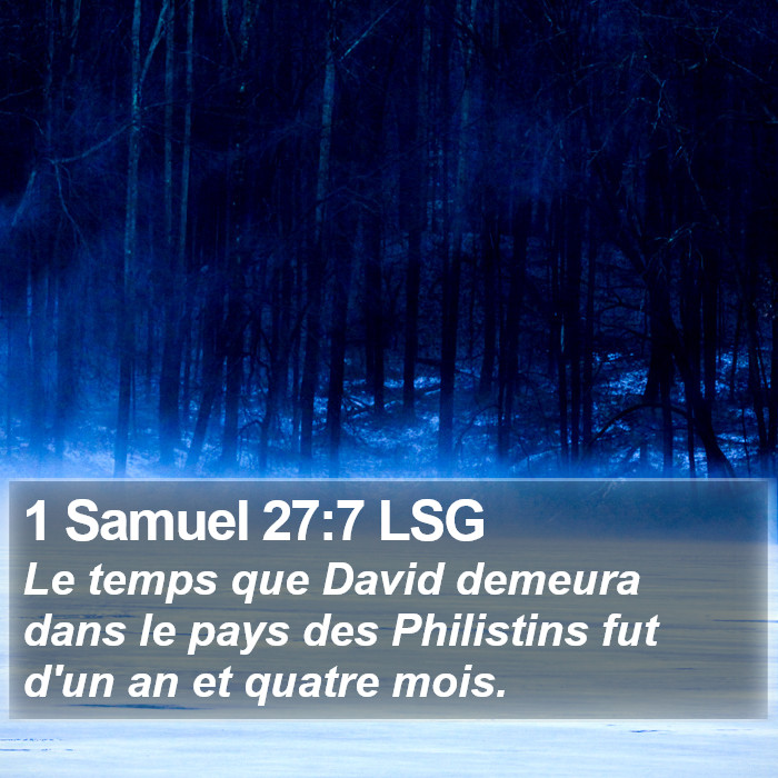 1 Samuel 27:7 LSG Bible Study