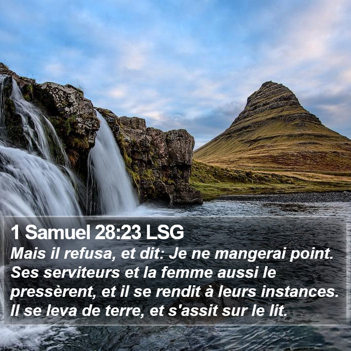 1 Samuel 28:23 LSG Bible Study
