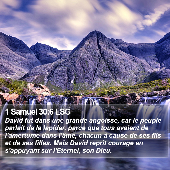 1 Samuel 30:6 LSG Bible Study