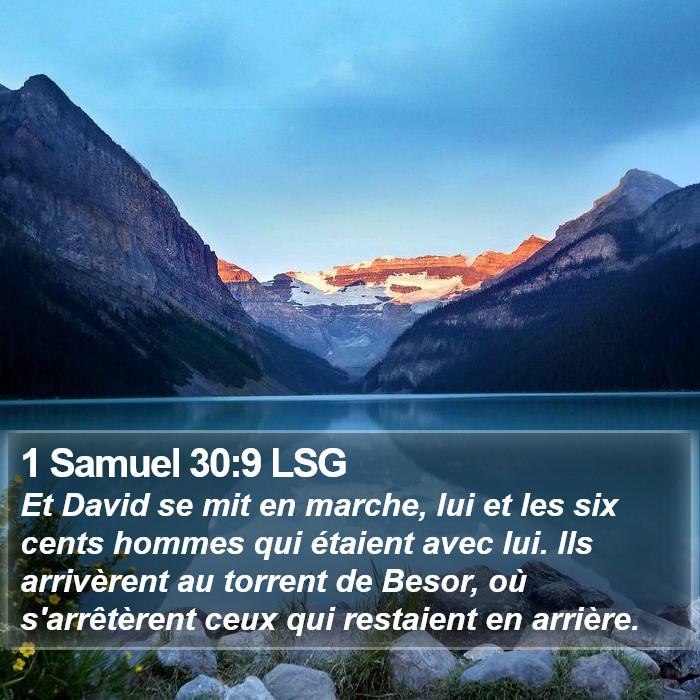 1 Samuel 30:9 LSG Bible Study