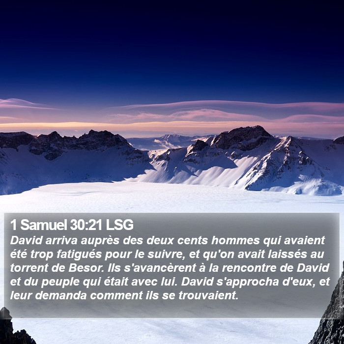 1 Samuel 30:21 LSG Bible Study