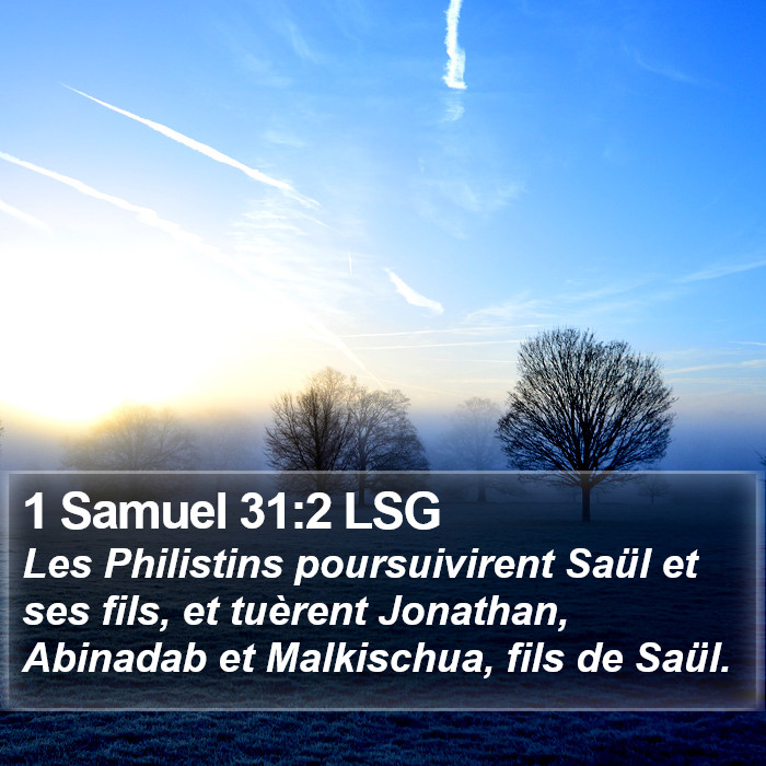 1 Samuel 31:2 LSG Bible Study