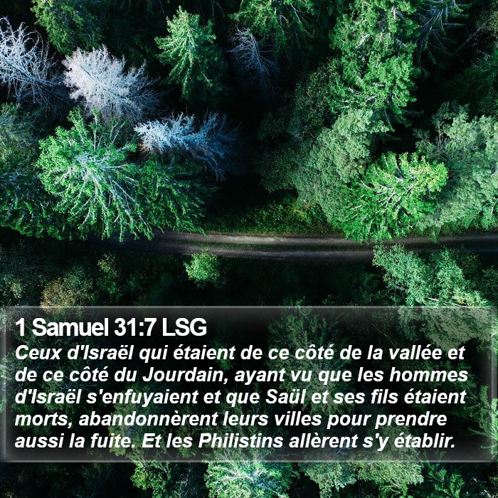 1 Samuel 31:7 LSG Bible Study