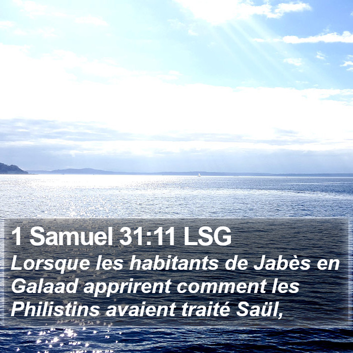 1 Samuel 31:11 LSG Bible Study