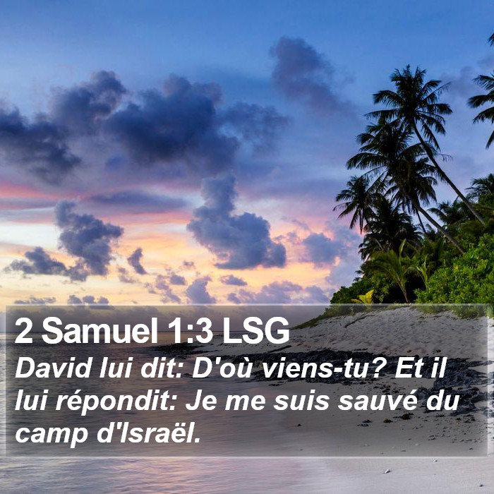 2 Samuel 1:3 LSG Bible Study