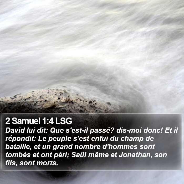 2 Samuel 1:4 LSG Bible Study