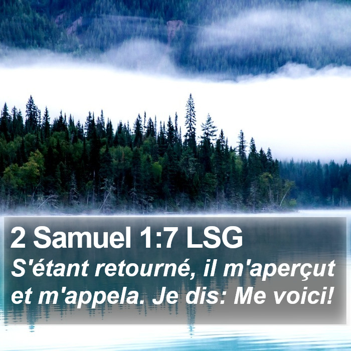 2 Samuel 1:7 LSG Bible Study