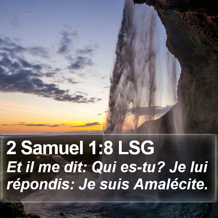 2 Samuel 1:8 LSG Bible Study