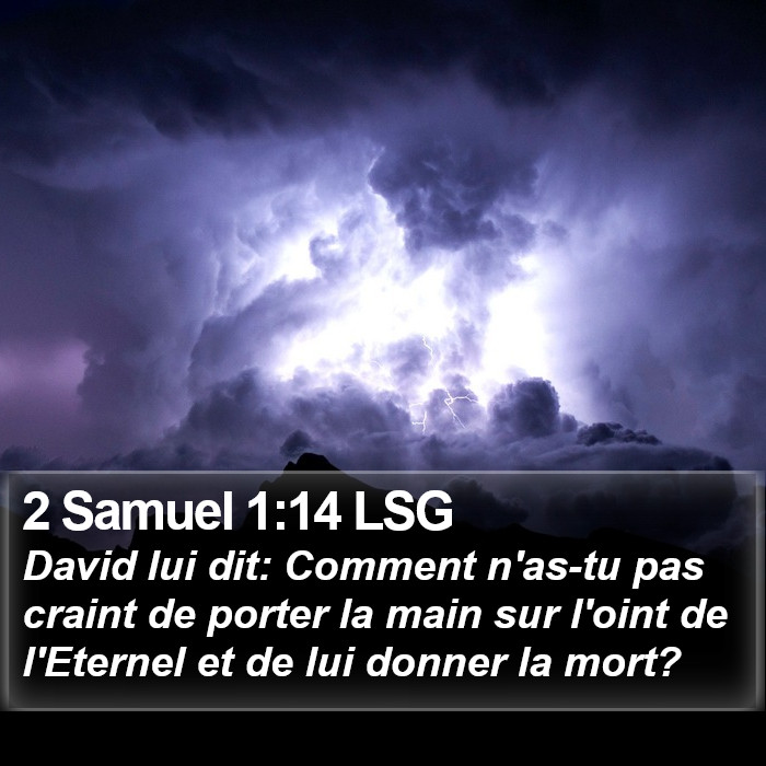 2 Samuel 1:14 LSG Bible Study