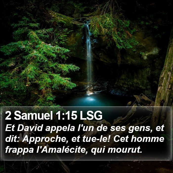 2 Samuel 1:15 LSG Bible Study